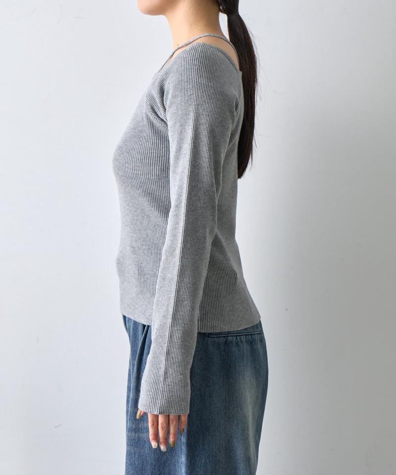 【リバイバル】PBTレイヤード風ニット