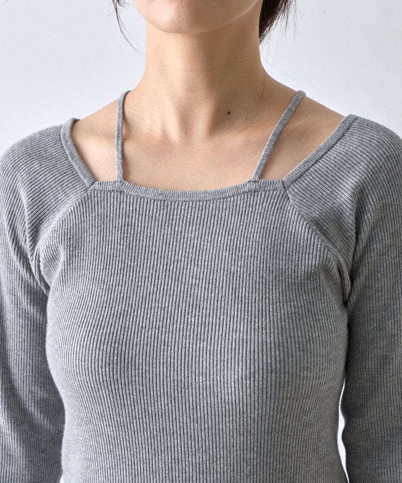 【リバイバル】PBTレイヤード風ニット