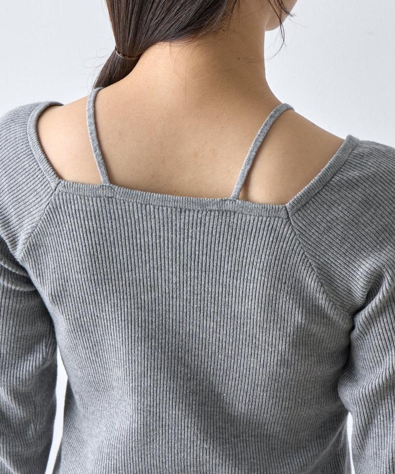 【リバイバル】PBTレイヤード風ニット