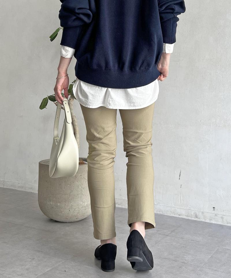 【S/Mサイズ展開】【360度極伸び！】ストレッチテーパードパンツ