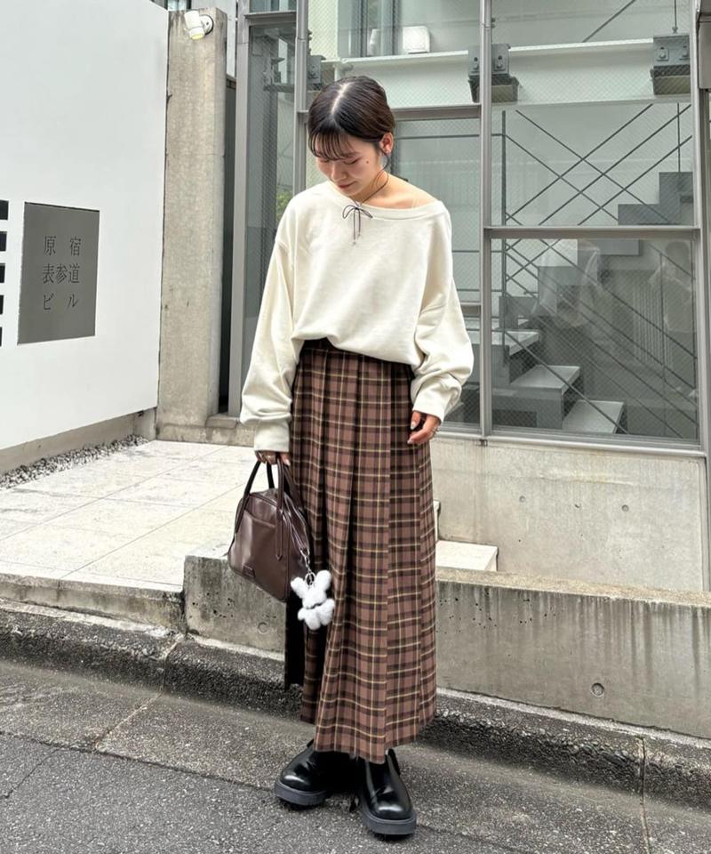 【着丈が選べる2サイズ展開♪】ピグメントワンショルスウェット