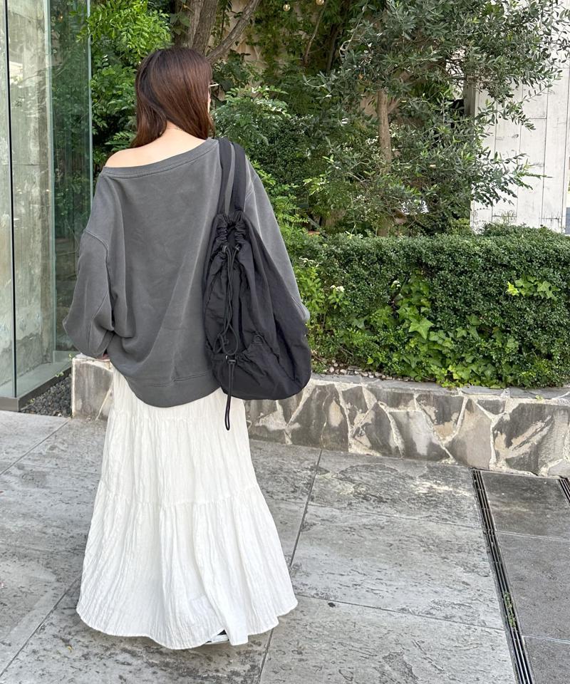 【着丈が選べる2サイズ展開♪】ピグメントワンショルスウェット