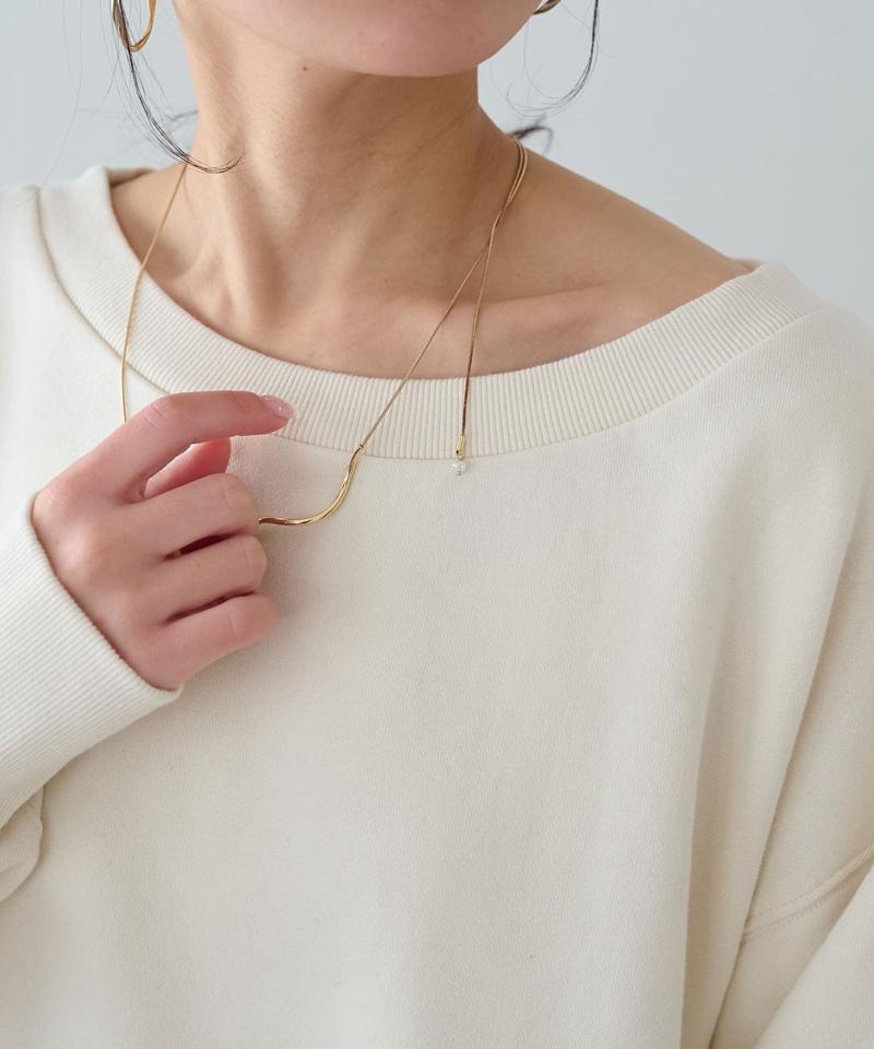 【着丈が選べる2サイズ展開♪】ピグメントワンショルスウェット