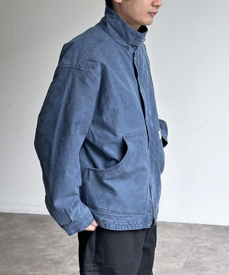 コーデュロイ襟ワークジャケット