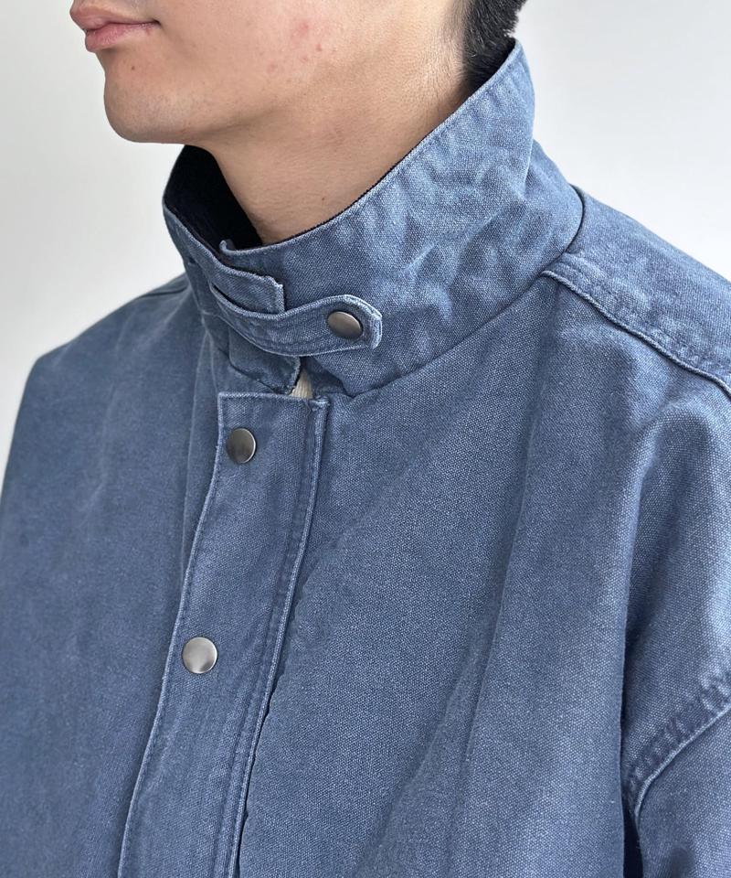 コーデュロイ襟ワークジャケット