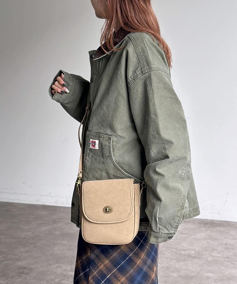 コーデュロイ襟ワークジャケット