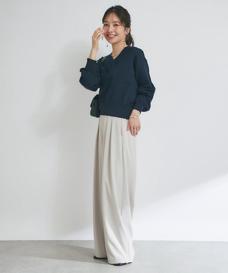 【RISA監修・ミントグリーン追加・5サイズあり】2タックワイドパンツ