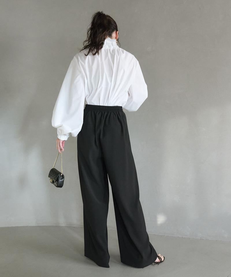 【RISA監修・ミントグリーン追加・5サイズあり】2タックワイドパンツ