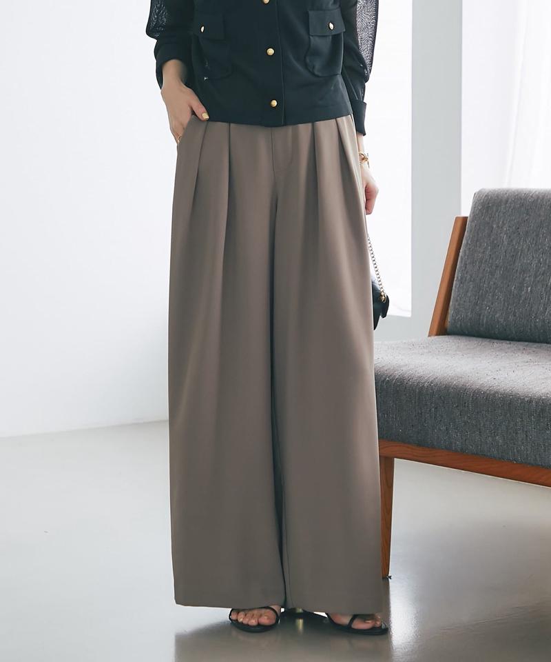 【RISA監修・ミントグリーン追加・5サイズあり】2タックワイドパンツ