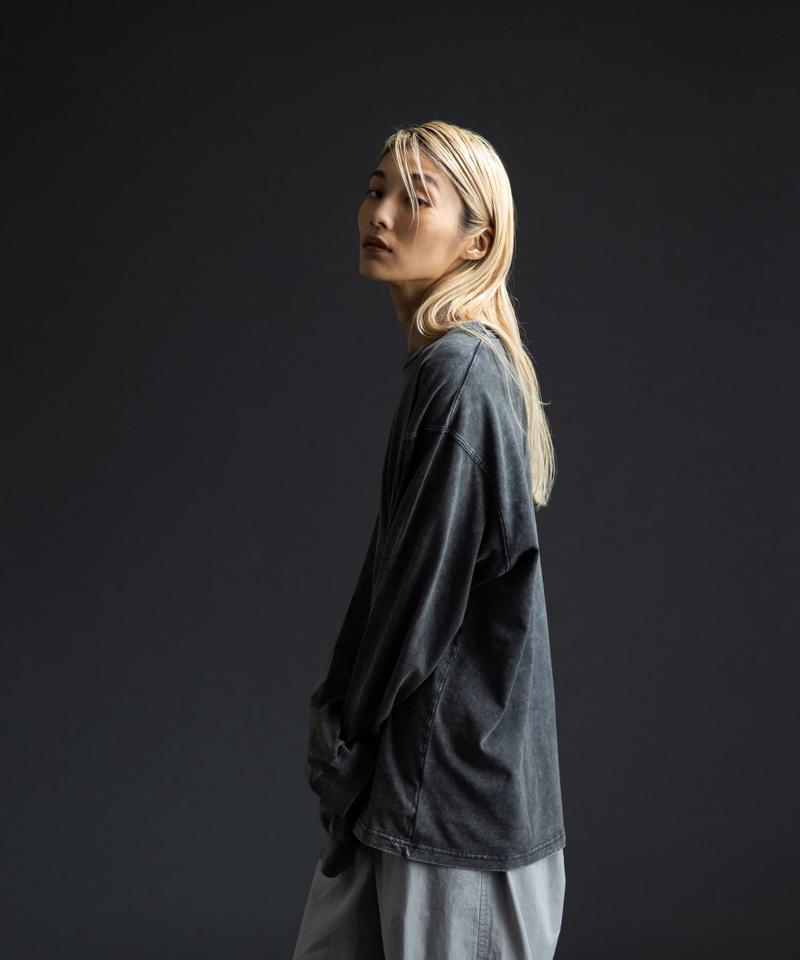 【paradigm】バイオ加工クルーネックフェードT