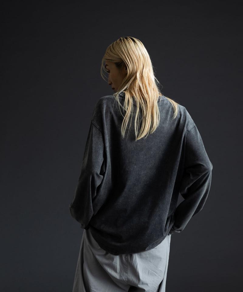 【paradigm】バイオ加工クルーネックフェードT