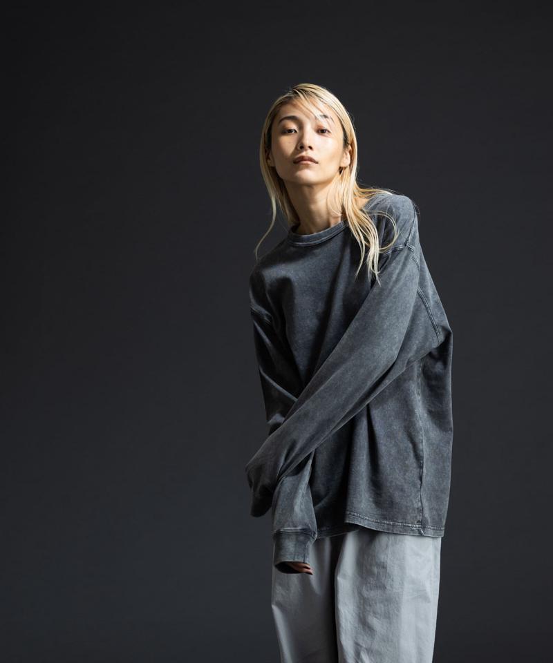 【paradigm】バイオ加工クルーネックフェードT