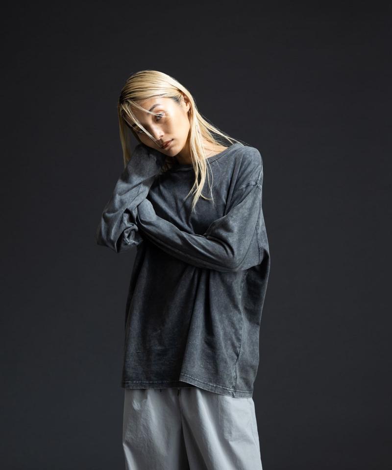 【paradigm】バイオ加工クルーネックフェードT