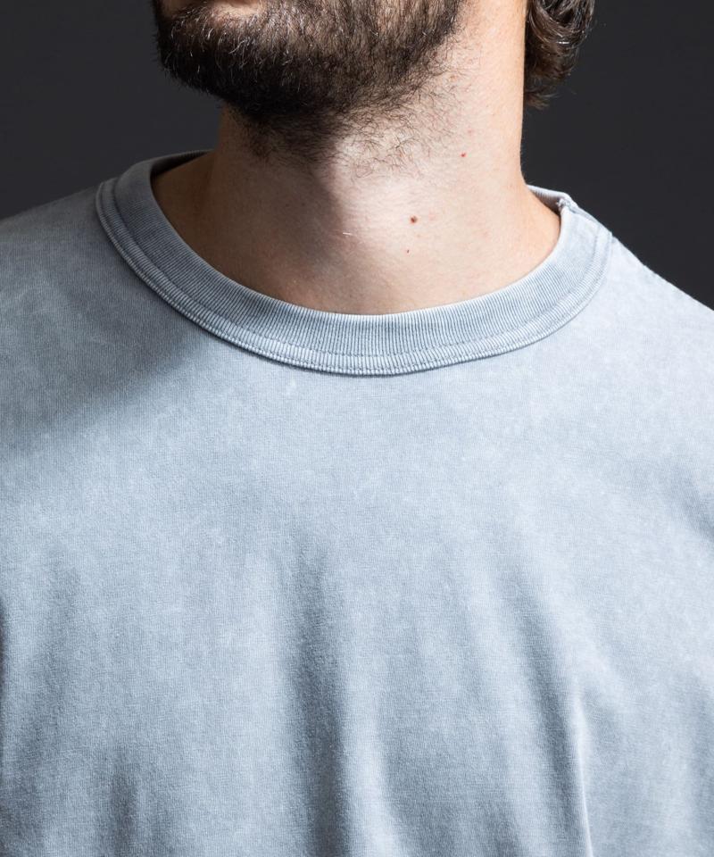 【paradigm】バイオ加工クルーネックフェードT