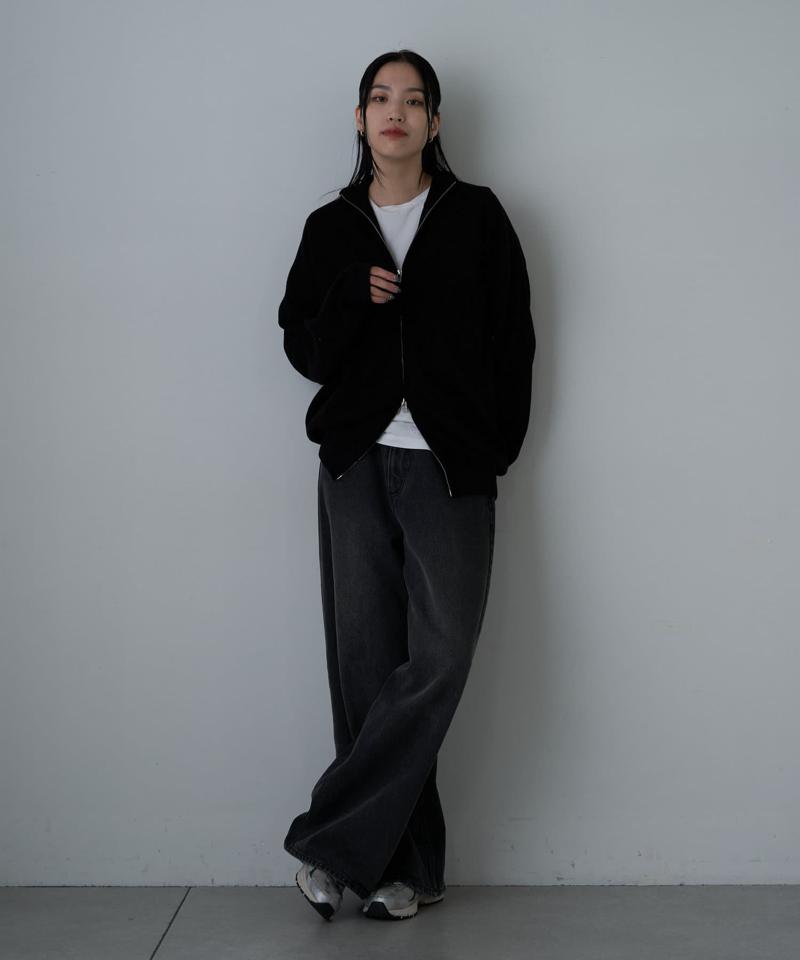 【UNISEX】ヘビーウェイトダブルジップスウェットパーカー