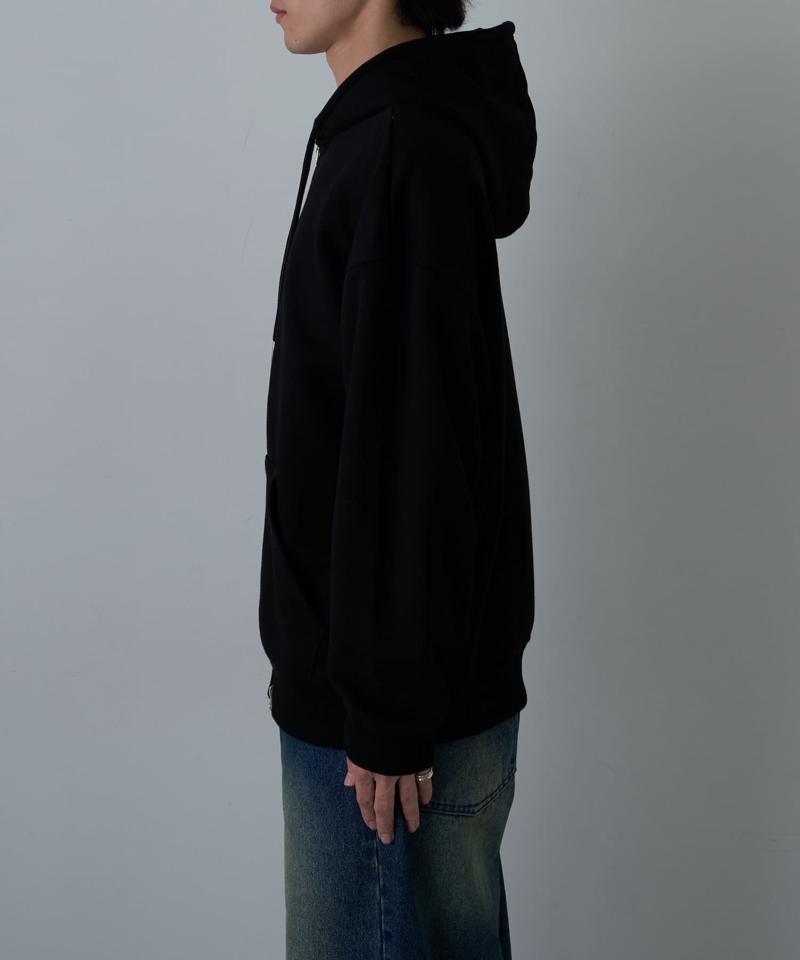 【UNISEX】ヘビーウェイトダブルジップスウェットパーカー