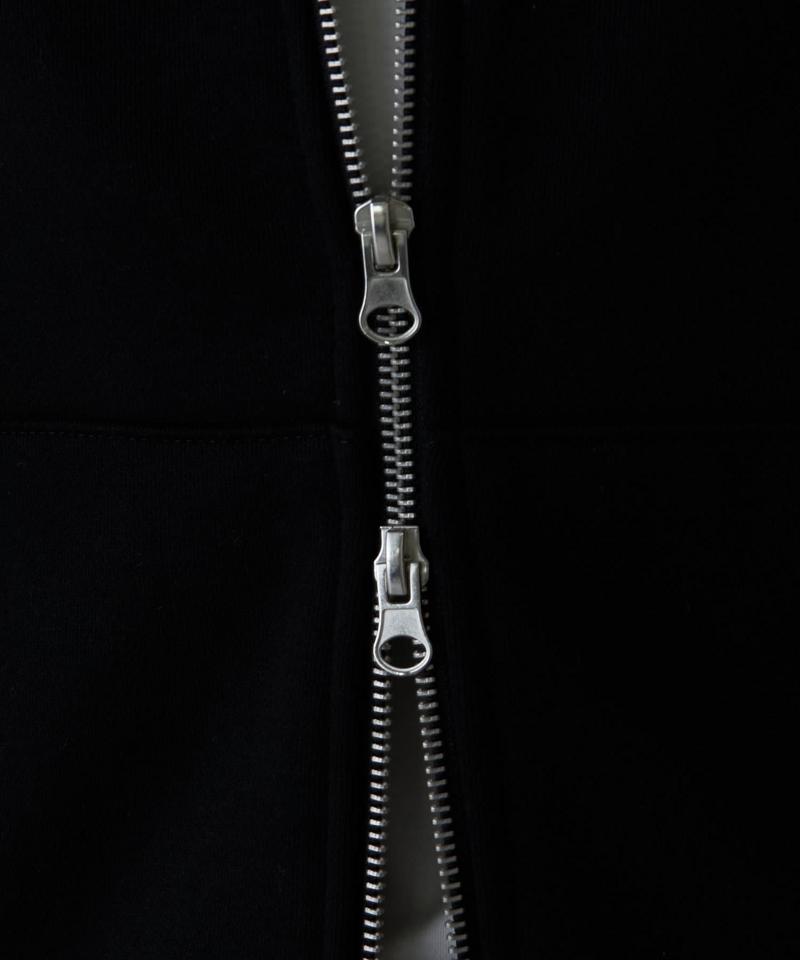 【UNISEX】ヘビーウェイトダブルジップスウェットパーカー