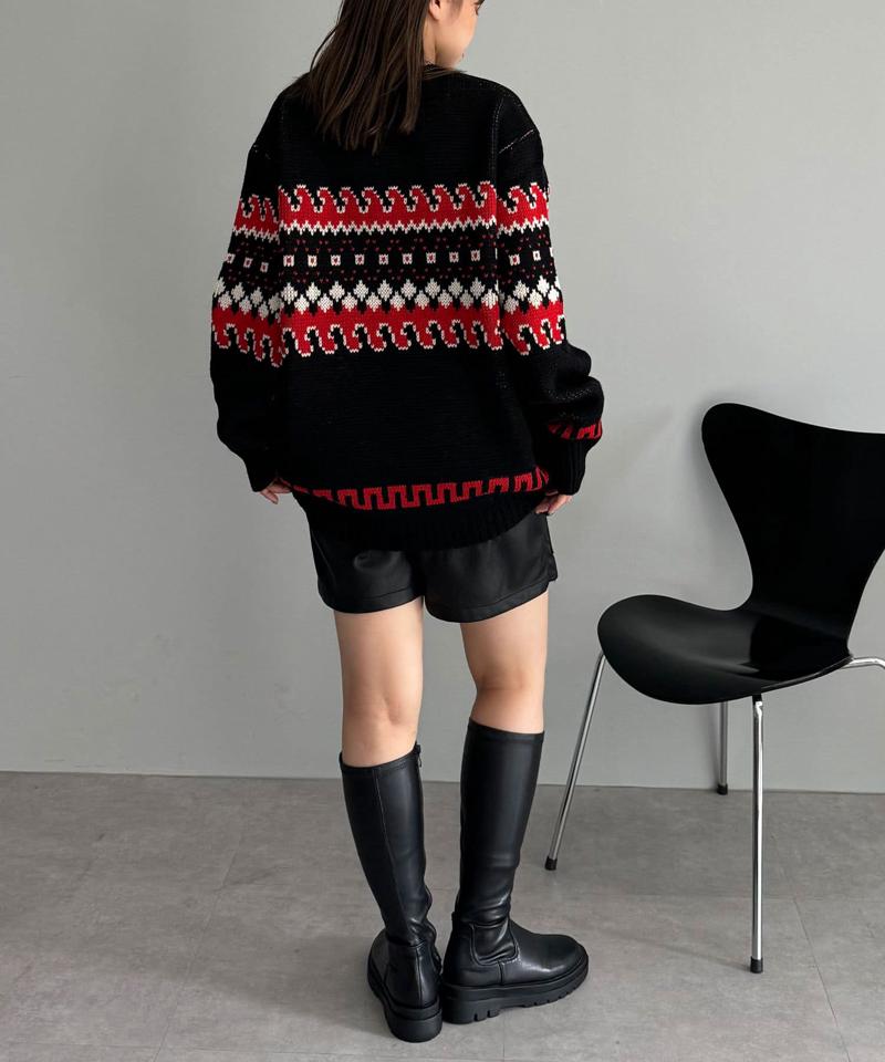 【NEEDLES/ニードルズ】CREW NECK SWEATER