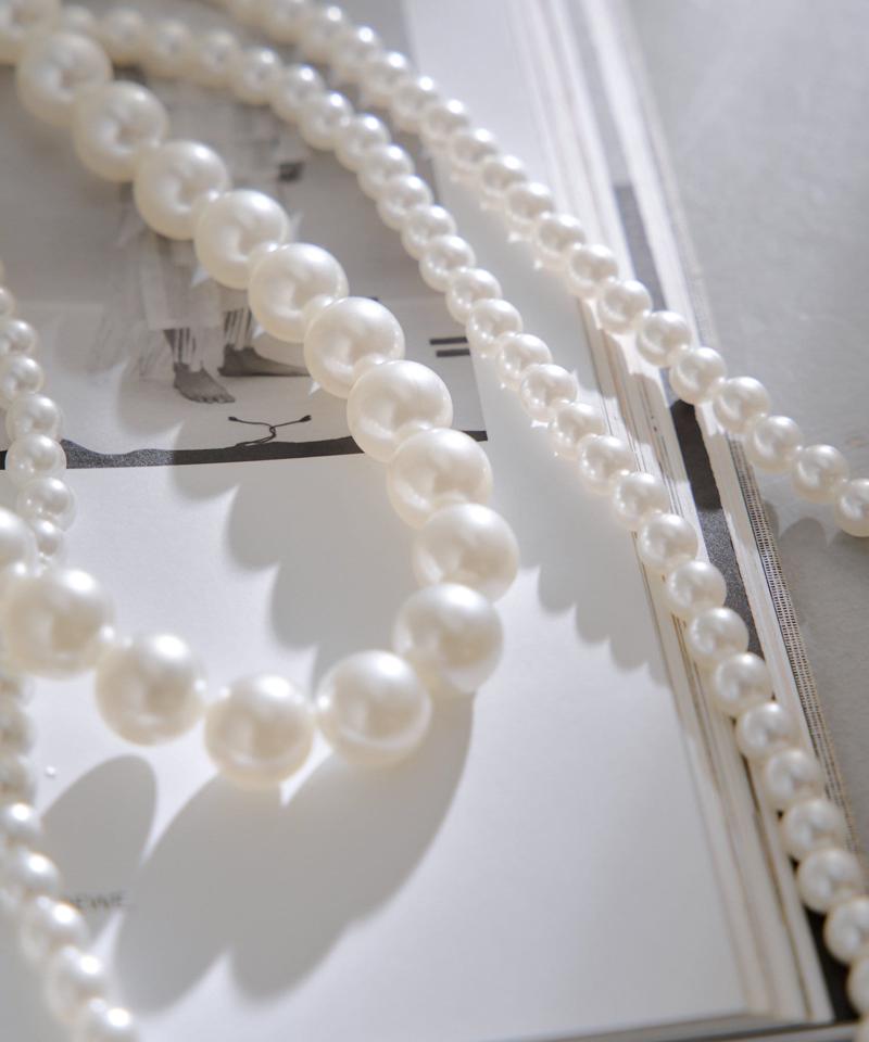 【人気の為再入荷】パールボリュームロングネックレス