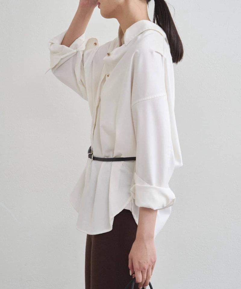 【累計販売数１万枚達成】サテンBIGシャツ