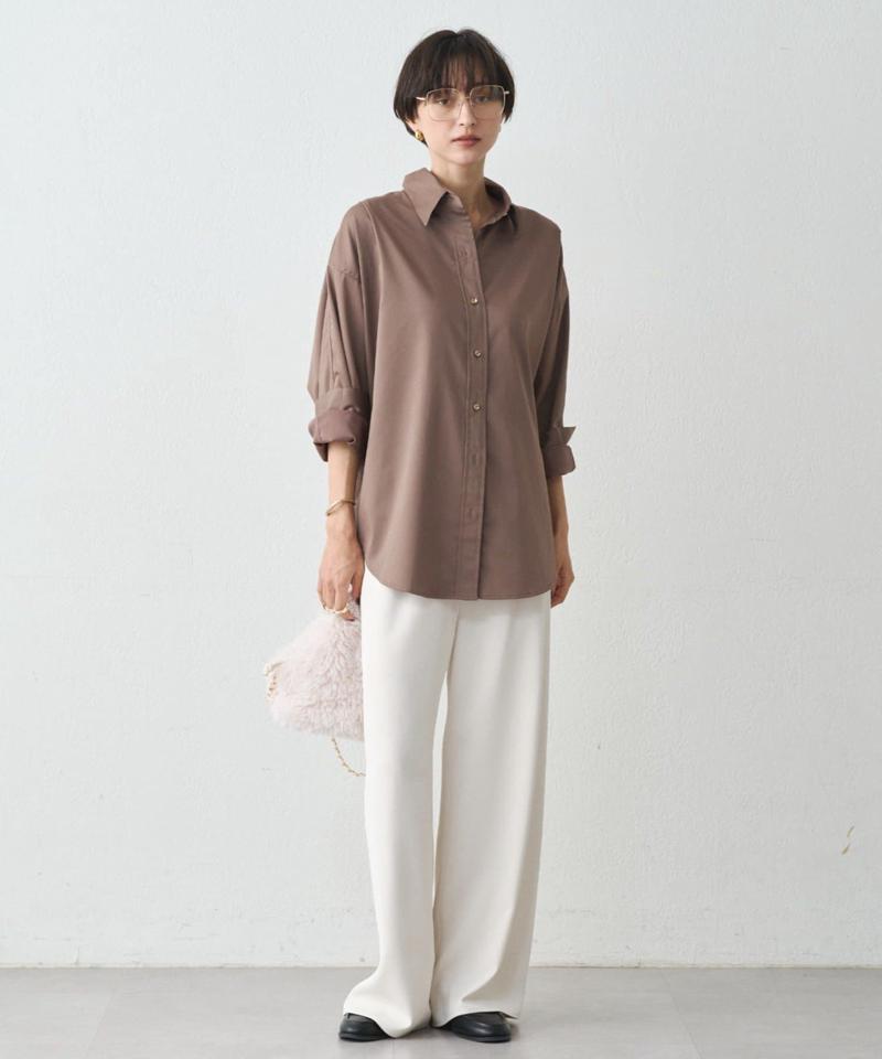 【累計販売数１万枚達成】サテンBIGシャツ