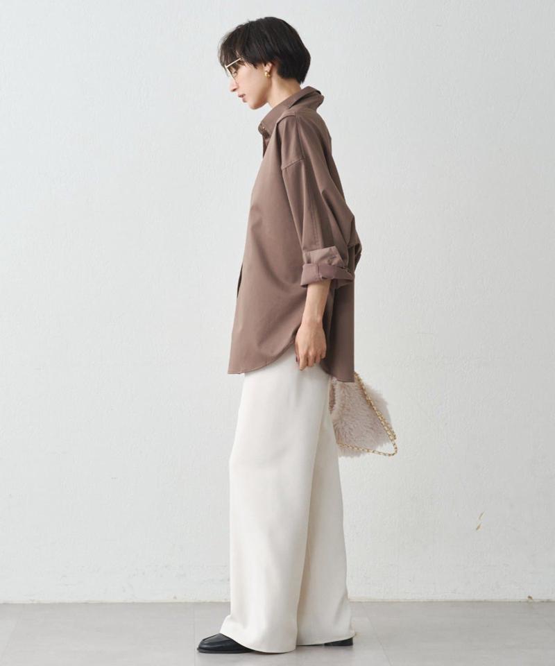 【累計販売数１万枚達成】サテンBIGシャツ