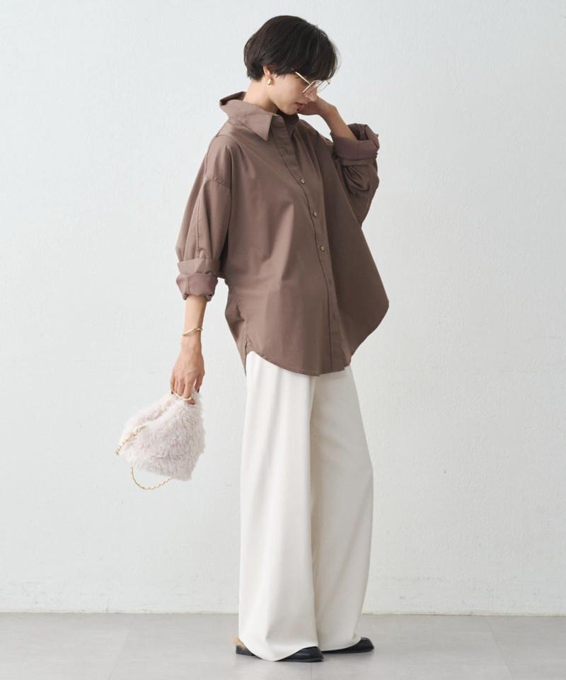 【累計販売数１万枚達成】サテンBIGシャツ