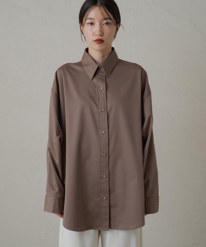 【累計販売数１万枚達成】サテンBIGシャツ