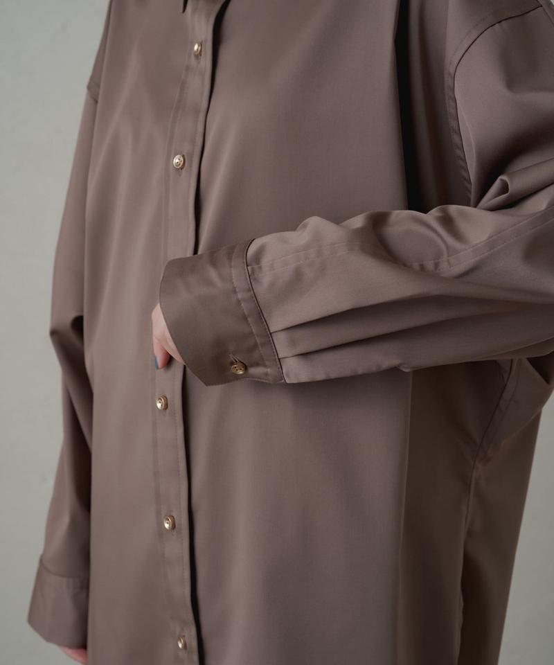 【累計販売数１万枚達成】サテンBIGシャツ