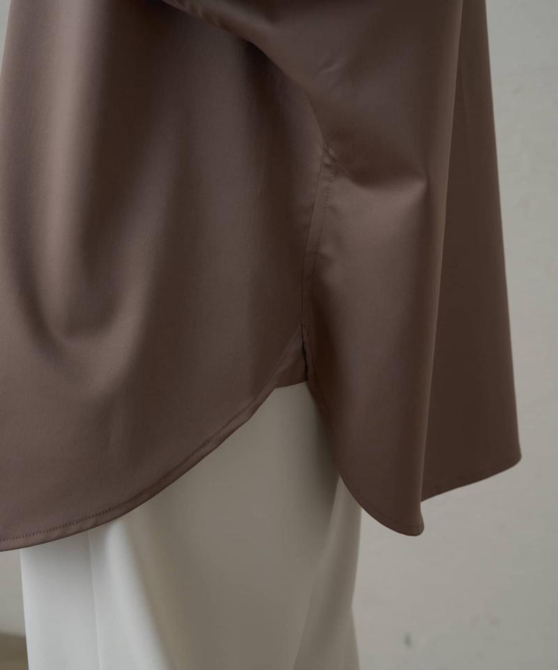 【累計販売数１万枚達成】サテンBIGシャツ