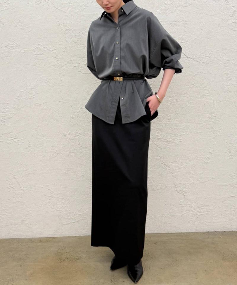 【累計販売数１万枚達成】サテンBIGシャツ