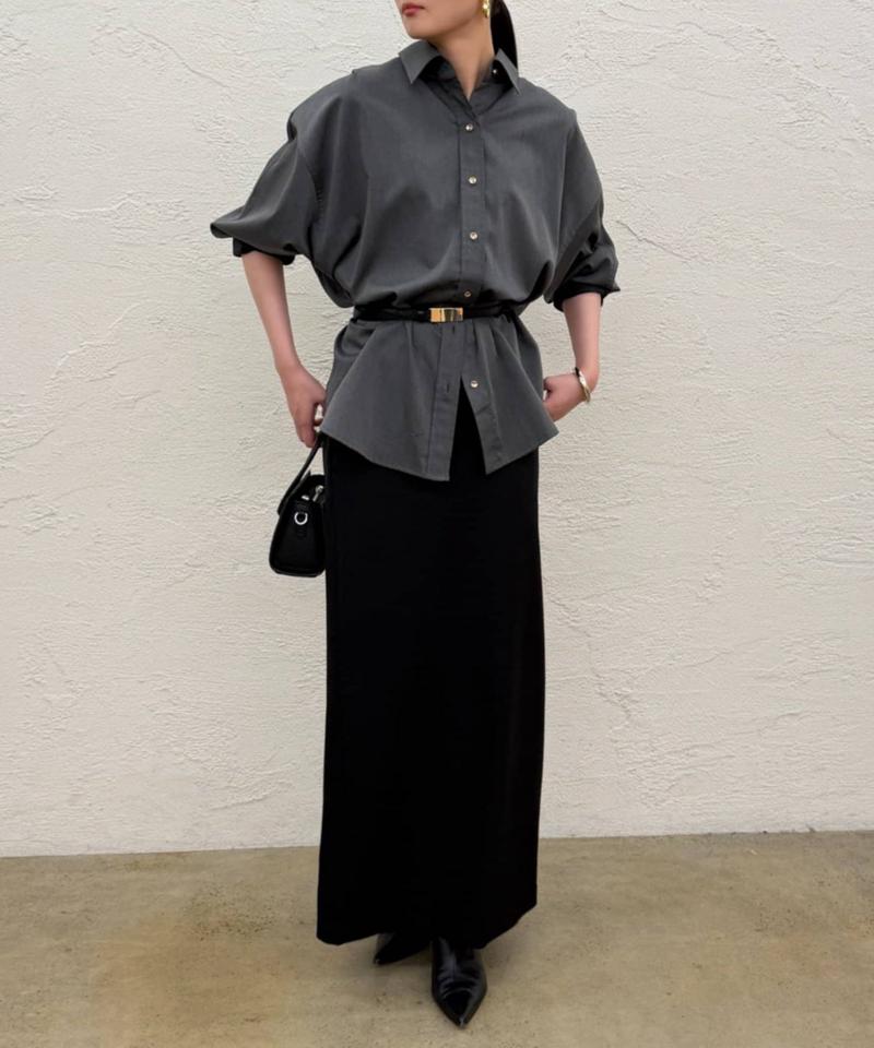 【累計販売数１万枚達成】サテンBIGシャツ