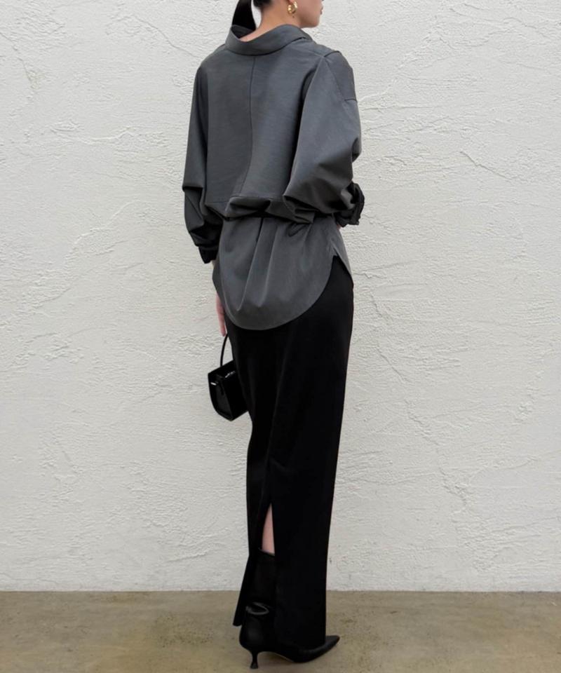 【累計販売数１万枚達成】サテンBIGシャツ