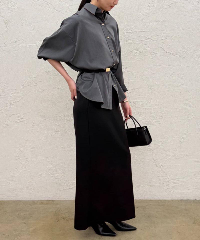 【累計販売数１万枚達成】サテンBIGシャツ