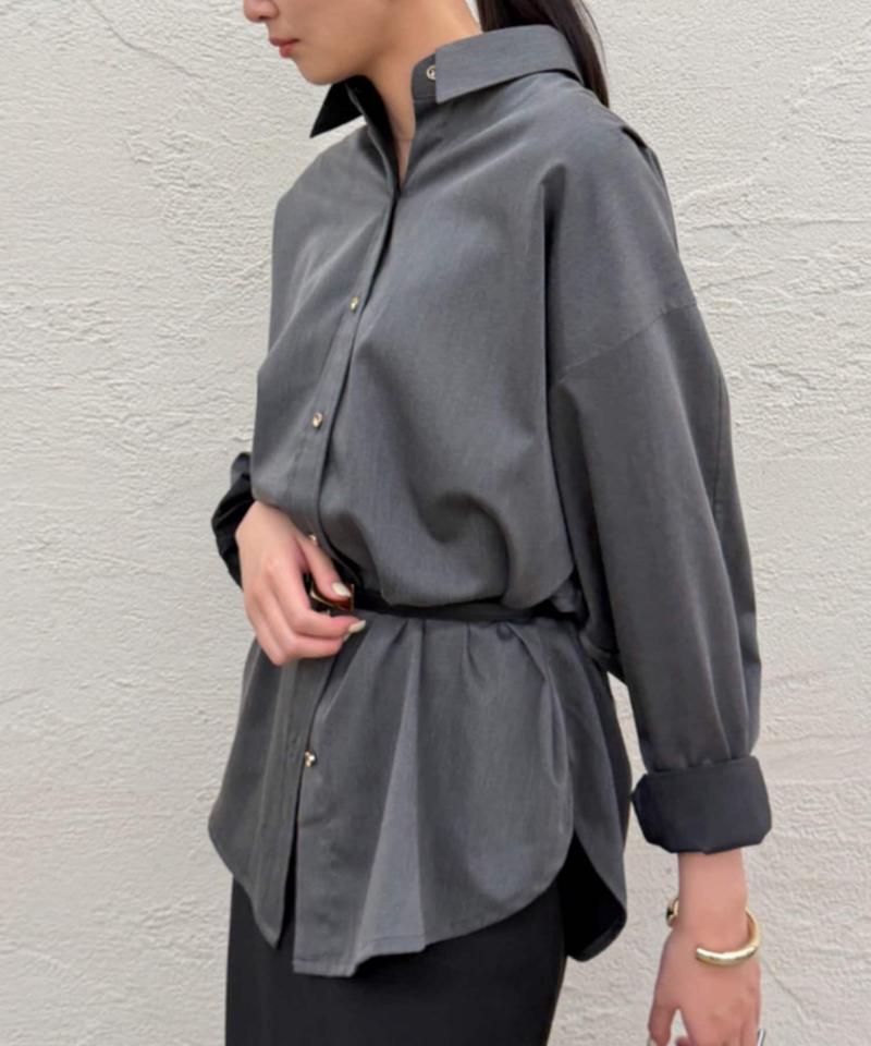 【累計販売数１万枚達成】サテンBIGシャツ