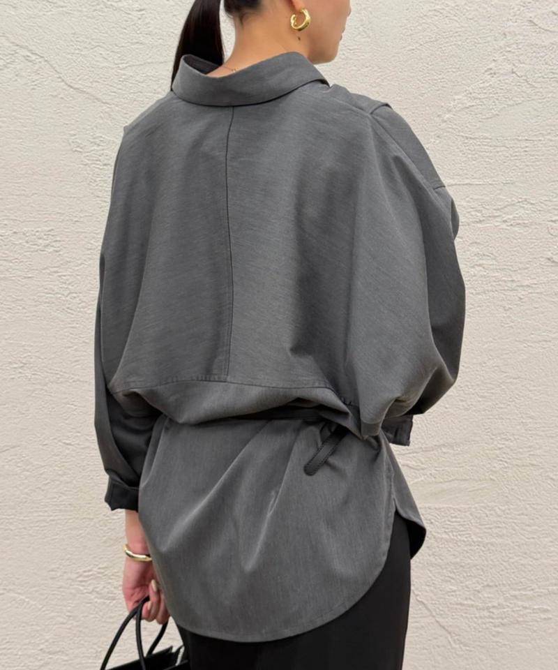 【累計販売数１万枚達成】サテンBIGシャツ