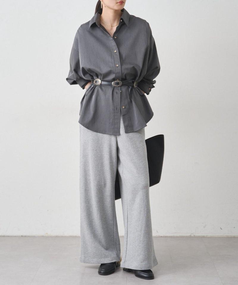 【累計販売数１万枚達成】サテンBIGシャツ