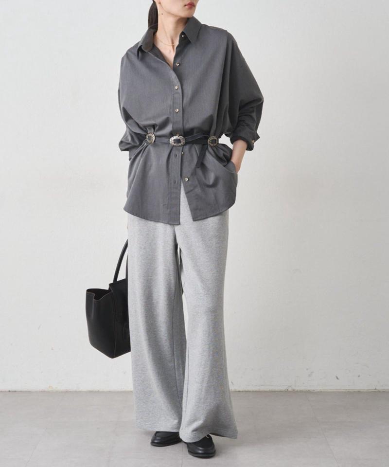 【累計販売数１万枚達成】サテンBIGシャツ