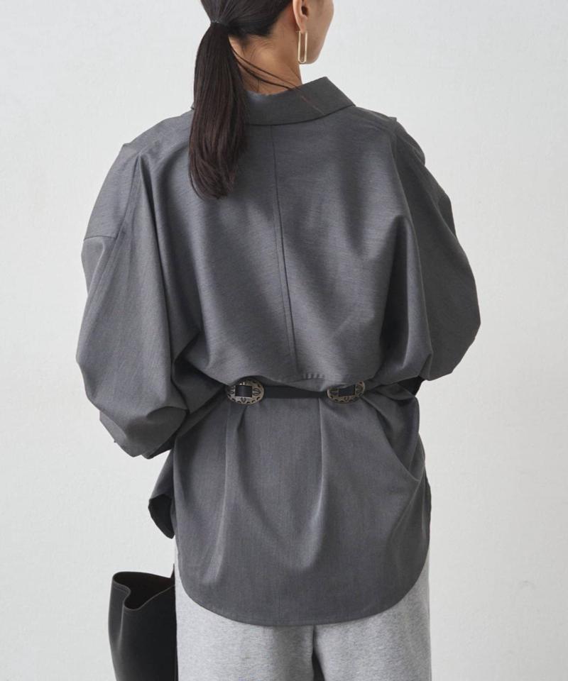 【累計販売数１万枚達成】サテンBIGシャツ