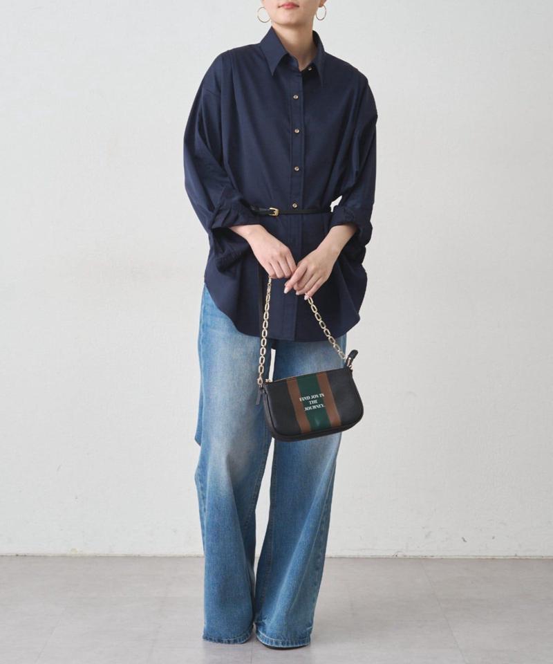 【累計販売数１万枚達成】サテンBIGシャツ