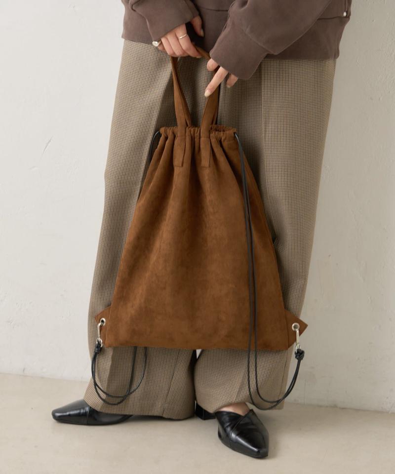 【WHIMSIC/WEB限定/新色】ヴィーガンレザーナップサック