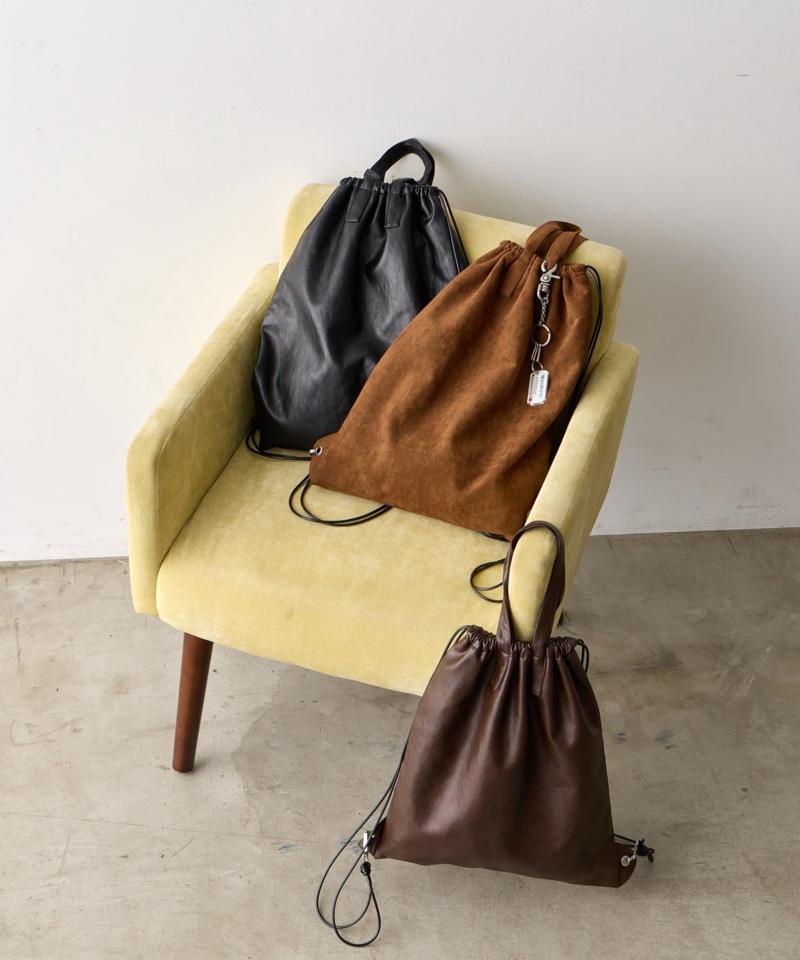 【WHIMSIC/WEB限定/新色】ヴィーガンレザーナップサック