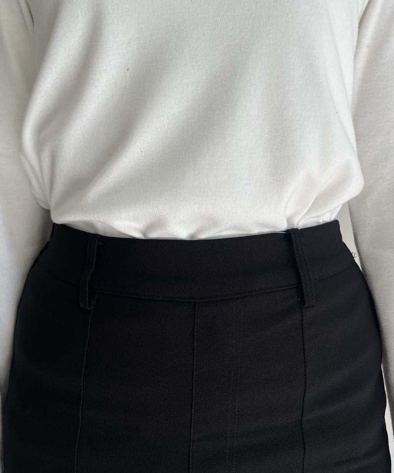 裏微起毛スーパーストレッチスリットパンツ