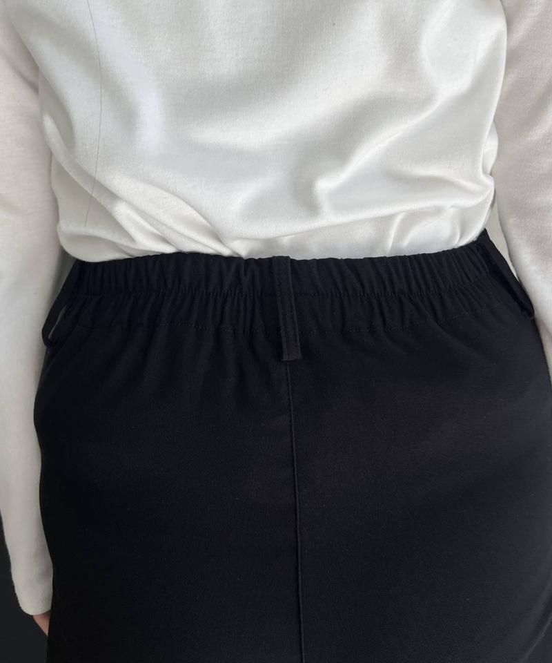 裏微起毛スーパーストレッチスリットパンツ