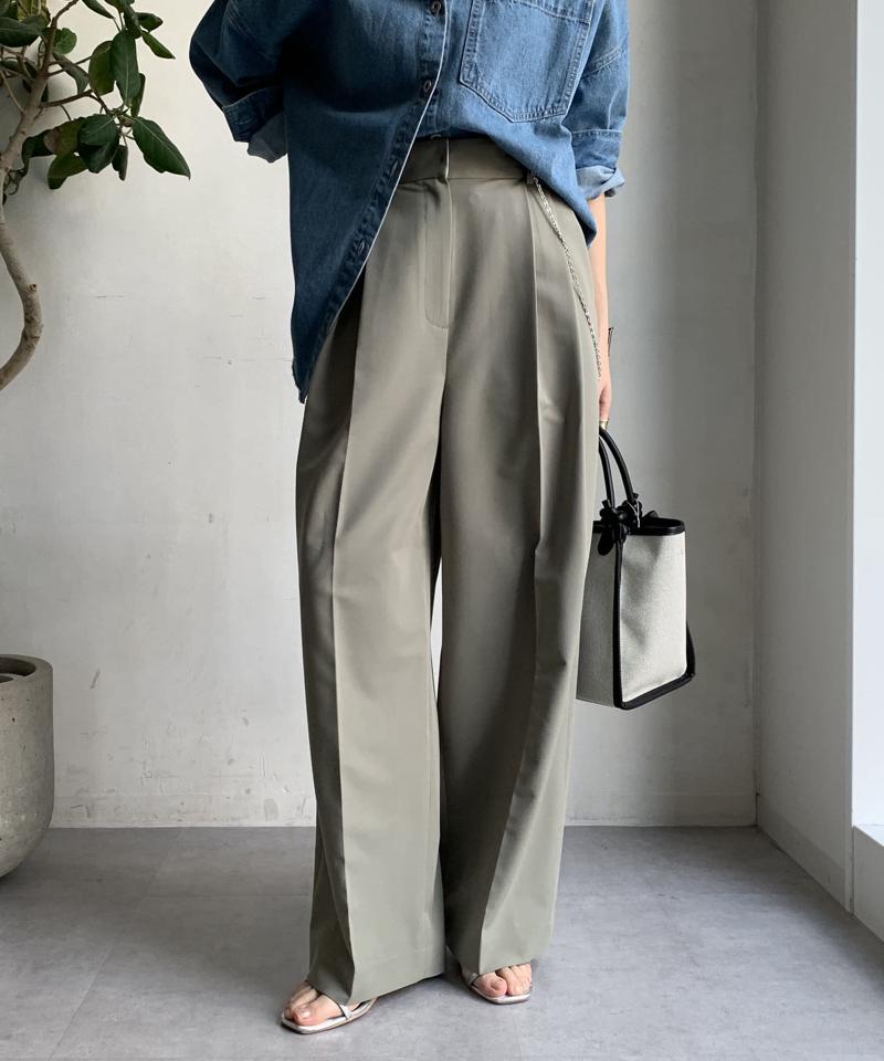 【サイズ展開あり】スラックスパンツ