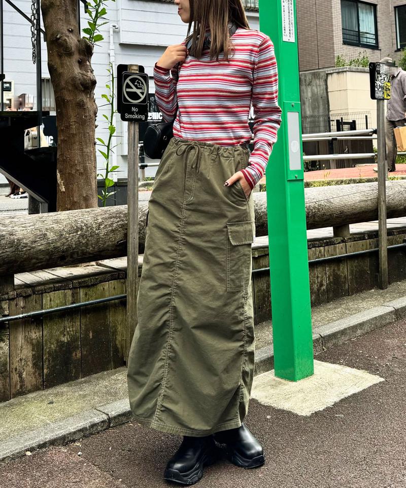 マルチボーダープチタートルニット