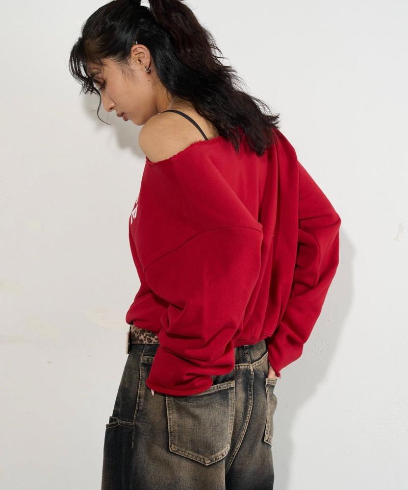 エリオットナンバリングワンショルダースウェット