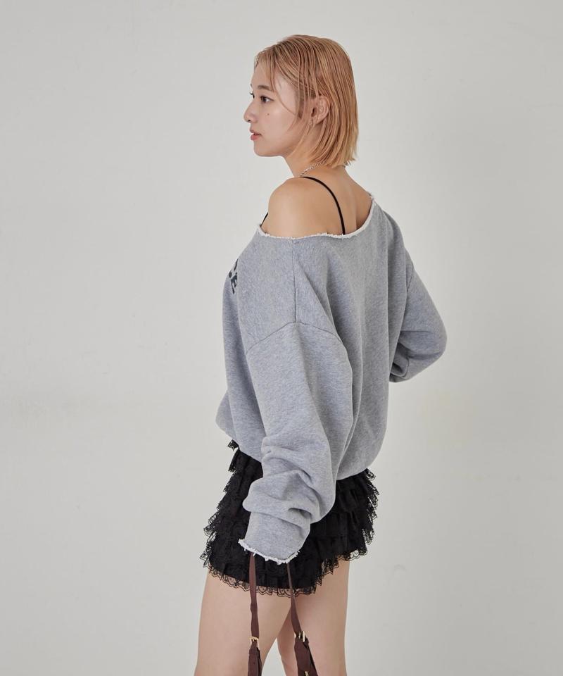 エリオットナンバリングワンショルダースウェット