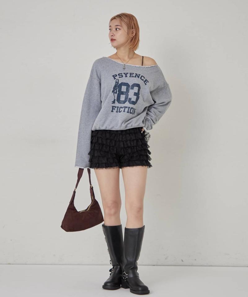 エリオットナンバリングワンショルダースウェット