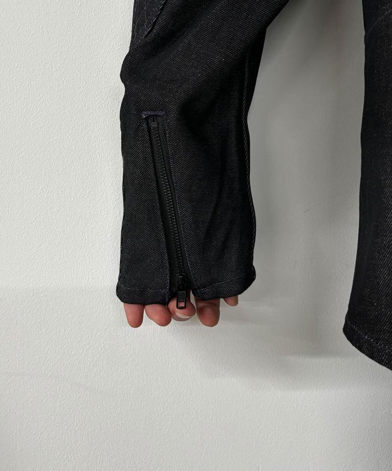 【SHIDEN/紫電】MOTOR CYCLE JACKET -13.5OZ DENIM